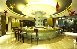 Acrylic Solid Surface Led Bar Artificial Marble Bar Counter Home Bar Furniture