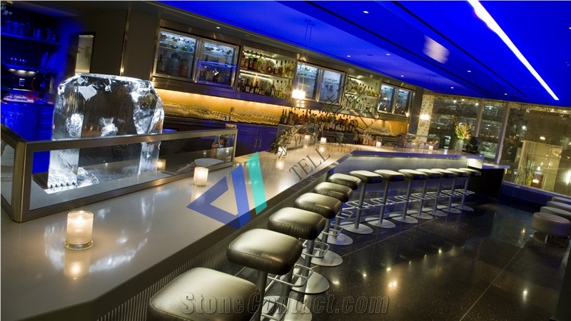 Acrylic Solid Surface Led Bar Artificial Marble Bar Counter Home Bar Furniture