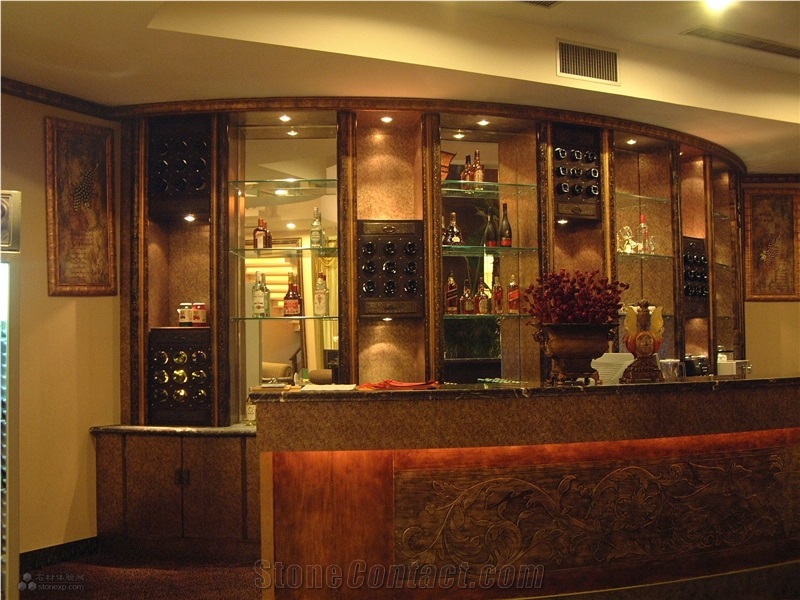 Acrylic Solid Surface Led Bar Artificial Marble Bar Counter Night Bar Furniture