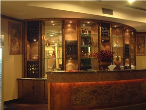 Acrylic Solid Surface Led Bar Artificial Marble Bar Counter Night Bar Furniture