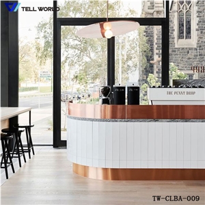 Acrylic Solid Surface Led Glowing Restaurant Bar Counter Decration Hot Sale