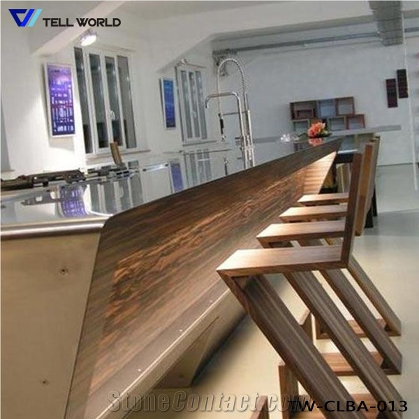 Acrylic Solid Surface Led Glowing Restaurant Bar Counter Decration Hot Sale