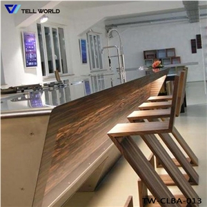 Acrylic Solid Surface Led Glowing Restaurant Bar Counter Decration Hot Sale