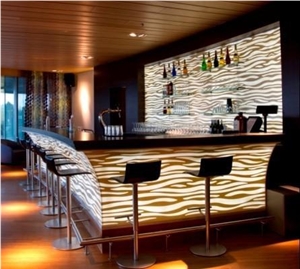 Acrylic Solid Surface Led Lighting Bar Counter High Quality Bar Counter Bar Furniture