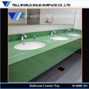 Cheap Square Acrylic Solid Surface Bathroom Furniture Antique Artificial Stone Bathroom Basin