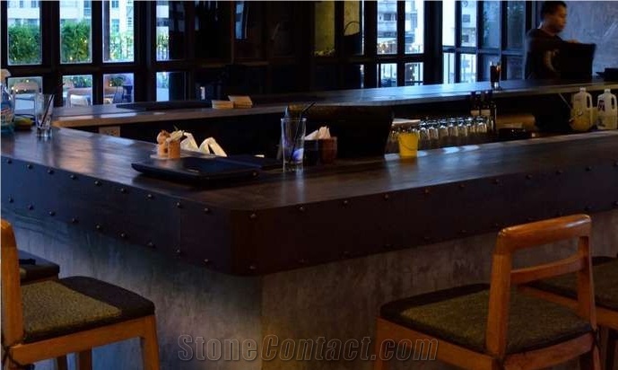 Classic Design Commercial Bar Counter Artificial Stone Bar Top