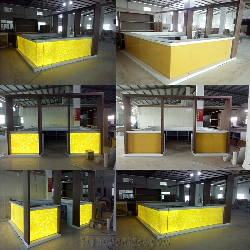 Commercial Bar Counter Furniture Mall Cafee Bar Coutner Design