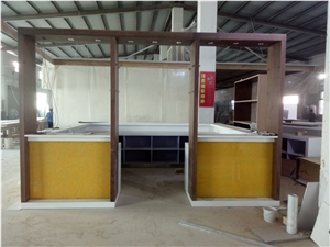 Commercial Bar Counter Furniture Mall Cafee Bar Coutner Design