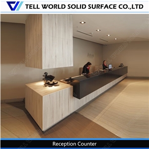 Competitive Price Artificial Marble Stone Beauty Salon Reception Table Competitive Price Artificial Marble Stone Beauty Salon Reception Table