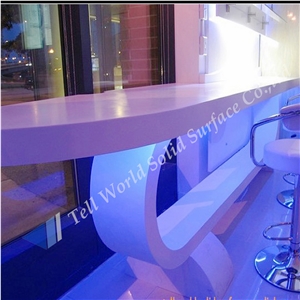 Dreaming Design Romantic Environment Solid Surface Counter Hamburger Bar Counter