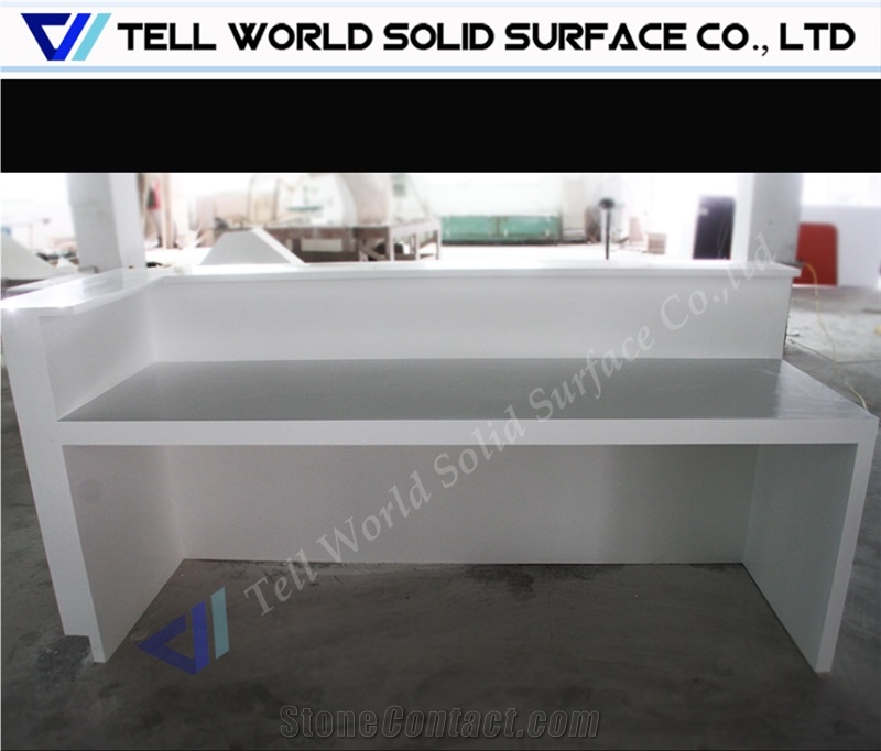 Large Night Club Acrylic Solid Surface Bar Counter