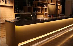 Modern Design Multiple Seats Engineered Stone Bar Counter
