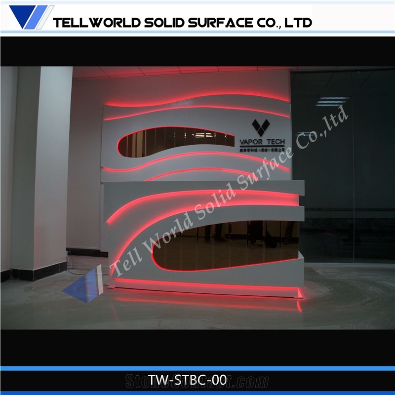 Modern Hotel Design Reception Counter Reception Desk