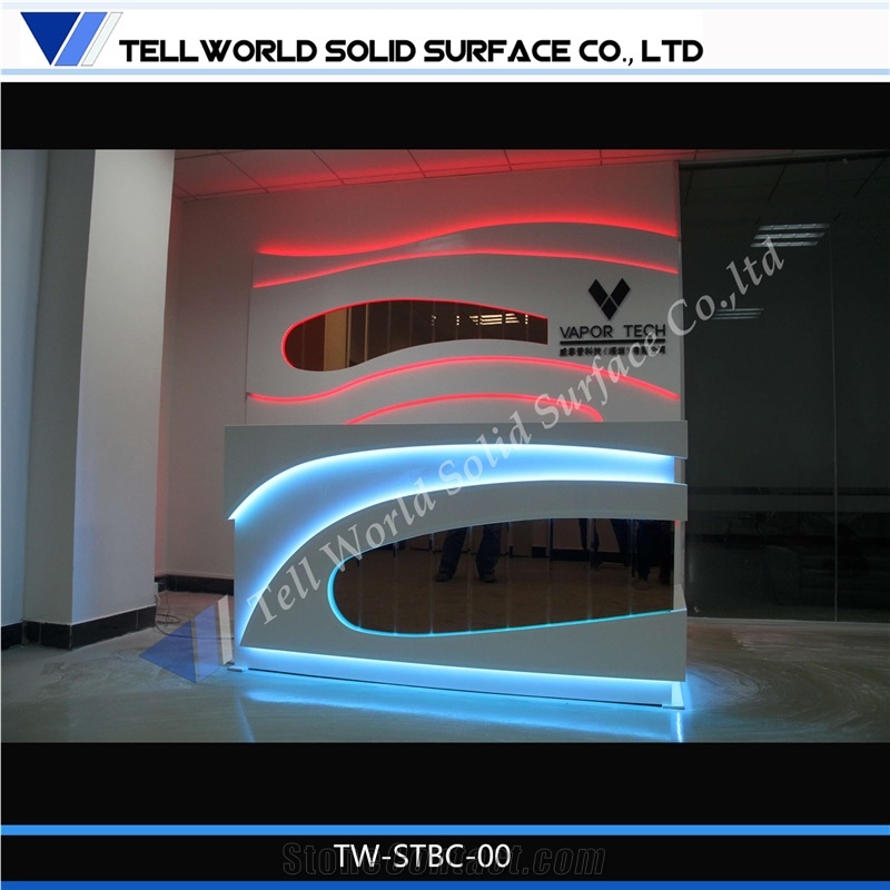 Modern Hotel Design Reception Counter Reception Desk