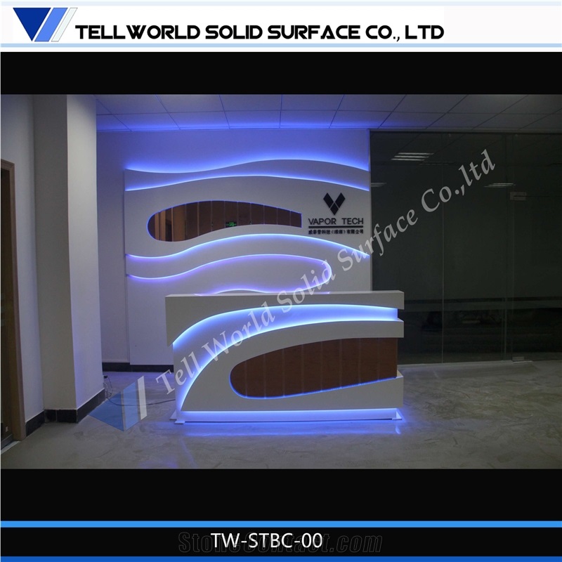 Modern Hotel Design Reception Counter Reception Desk