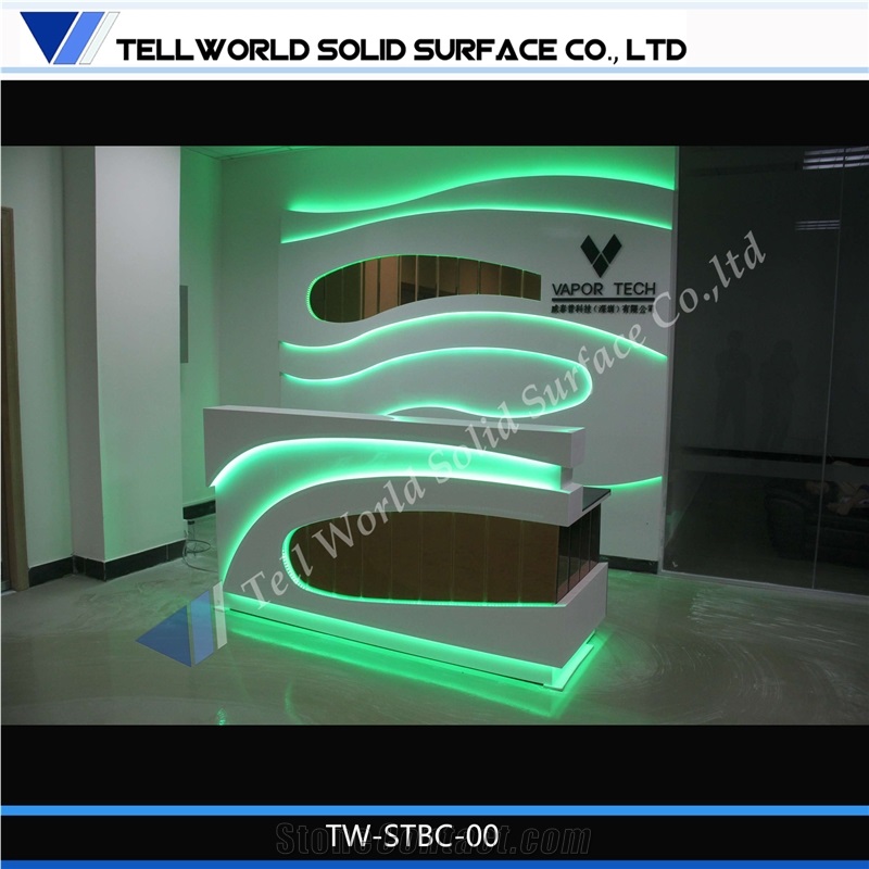 Modern Hotel Design Reception Counter Reception Desk
