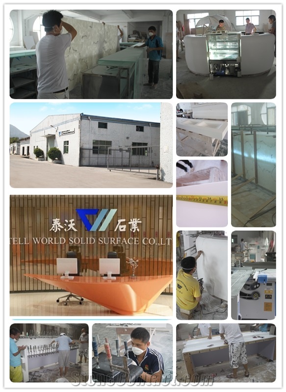 Multi Colors Artificial Stone/Quartz/Marble Panel in 6/8/10/12mm Thickness