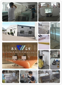 Multi Colors Artificial Stone/Quartz/Marble Panel in 6/8/10/12mm Thickness