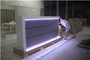 Restaurant Led Light Bar Table Furniture Restaurant Bar Counters for Sale