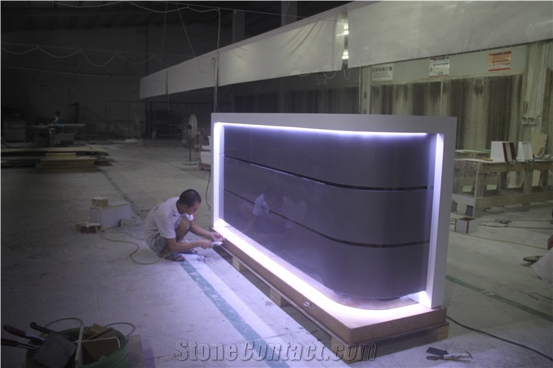 Restaurant Led Light Bar Table Furniture Restaurant Bar Counters for Sale