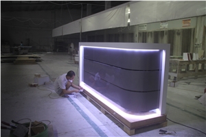 Restaurant Led Light Bar Table Furniture Restaurant Bar Counters for Sale
