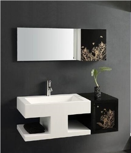 Top Quality Artificial Stone White Wash Basin Acrylic Solid Surface Bathroom Sinks for Hotel