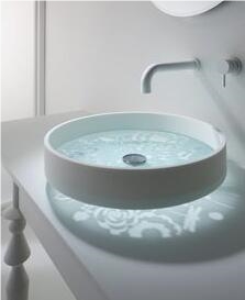 Top Quality Artificial Stone White Wash Basin Acrylic Solid Surface Bathroom Sinks for Hotel