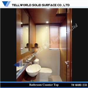 Wholesale Custom Made Solid Surface Double Bathroom Sink