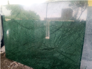 Forest Green Marble Slabs & Tiles, India Green Marble Polished Flooring Tiles, Walling Tiles
