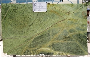 Rainforest Green Marble Slabs & Tiles, India Green Marble