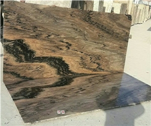 Scorpio Brown Marble Slabs & Tiles, India Brown Marble