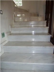 Nestos White Marble Slabs & Tiles
