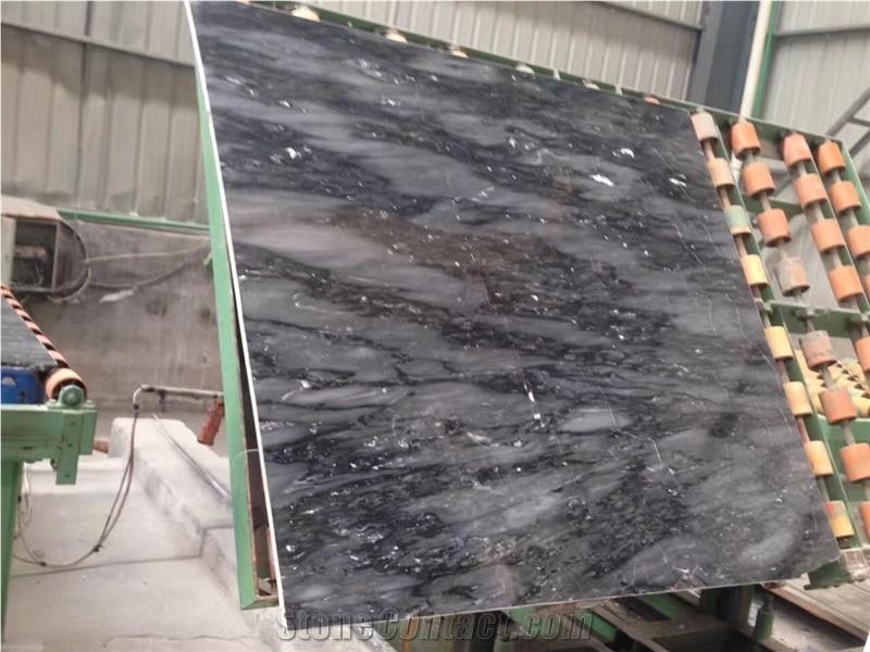 Blue Smoke Marble Slabs & Tiles, Portugal Blue Marble