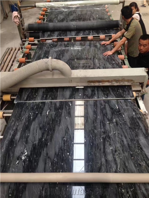 Blue Smoke Marble Slabs & Tiles, Portugal Blue Marble