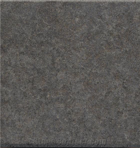China Black Basalt Quarry Owner Flamed Black Basalt Floor for Outdoor