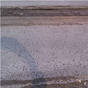 Hainan Grey Basalt Lavastone Flooring Tiles Grey Basalt Lava Stone Wall Covering Tile