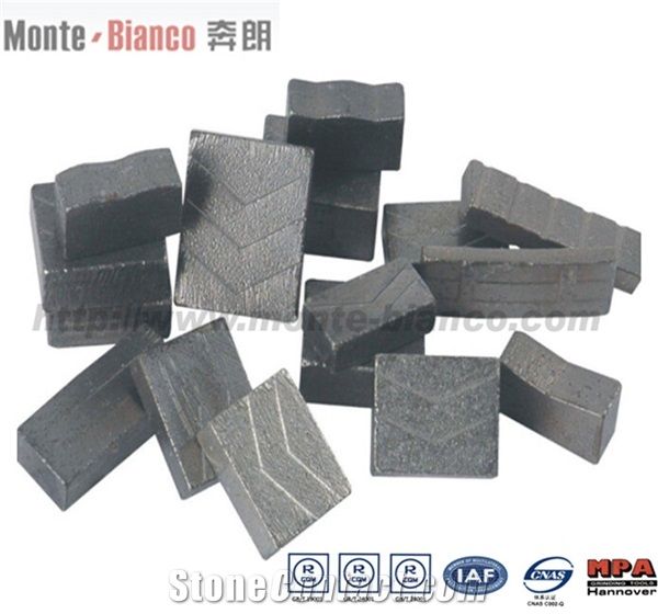 Monte-Binaco Factory Premium Granite Block Cutting Diamond Segment Sandwich Multi Layer