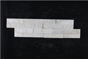 Beige Quartzite-15x60 Z Shape 4strips, Beige Quartzite Culture Stone and Stacked Stone Veneer, Fieldstone and Stone Wall Decor