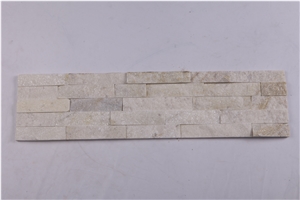 Beige Quartzite Culture Stone, Wall Cladding, Stone Wall Decor, Z Shape, Loose Stone