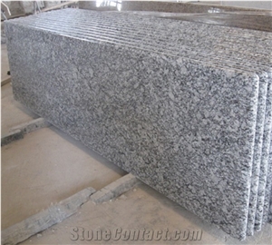 Breaking Waves,Spary White,G377 Mengyin Hailang Hua,Mengyin Seawave Flower Granite Countertops for Bench Top,Bath Top,Desk Table Material
