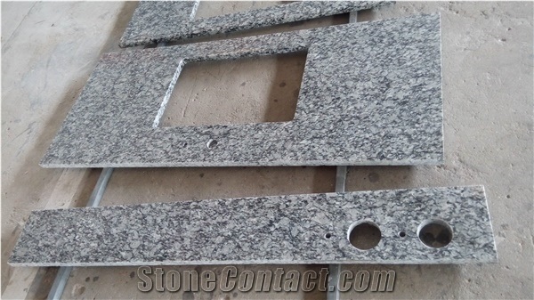 Breaking Waves,Spary White,G377 Mengyin Hailang Hua,Mengyin Seawave Flower Granite Countertops for Bench Top,Bath Top,Desk Table Material