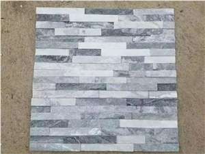Cloudy Grey Marble Culture Stone, Ledgstone Panel and Loose Stone