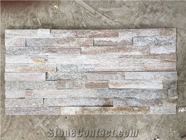 Golden Line Quartizite , Wall Cladding, Thin Stone Veneer, Stone Wall Decor, Ledge Stone, Split Face Culture Stone, Fieldstone,