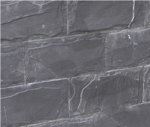 Mushroom Slate Stone, Black Slate Mushroom, Mushroomed Cladding, Split Faces Mushroom Stone, Mushroom Wall