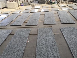 Puning White G439 Grey Granite Countertops, Big White Flower Granite Countertop, Granite Kitchen Countertop, Barry Blue Granite, Big White Flower