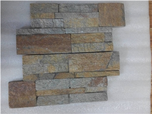 Rusty Quartzite Culture Stone, Stone Wall Decor and Stacked Stone Veneer