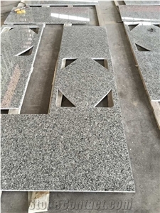 Swan White Granite Kitchen Countertop/Sky Grey Granite Bench Top/Granite Worktops/Granite Bar Top/ Granite Kitchen Top/Stone Kitchen Desk Top