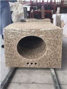 G682 Granite Countertop,Vanity Top,Yellow Fantasy, G682 Yellow Granite Vanity Tops