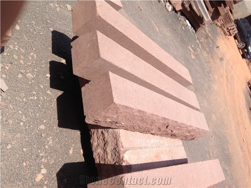 Red Sandstone,Burgundy Sandstone,Red Rocked Surface Sandstone,Red Split Surface Mushroom Sandstone