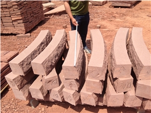 Red Sandstone,Burgundy Sandstone,Red Rocked Surface Sandstone,Red Split Surface Mushroom Sandstone